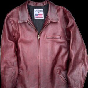 Gustin The L1 - Horween Chromexcel #8 XXL Leather Jacket